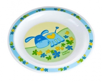 Тарелка пластиковая Canpol арт. 4/411, 12+ мес. — голубой