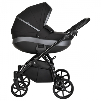 Коляска 3 в 1 Tutis Nanni (2023) — Графит+Кожа Графит Метталик