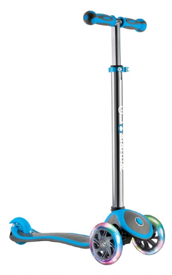 Самокат Globber MY FREE UP TITANIUM LIGHTS (свет.колеса) — Голубой