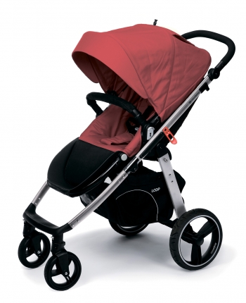 Прогулочная коляска Casualplay LOOP ALUMINIO — RASPBERRY без сумки