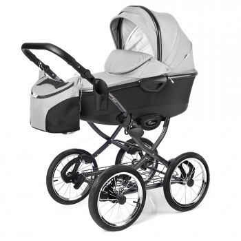 Коляска для новорожденных Esspero Classic Alu (шасси Graphite) — Steel