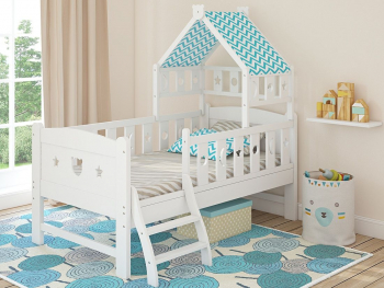 Кровать д/дошкольников Giovanni DOMMY White 160*80см — MINT