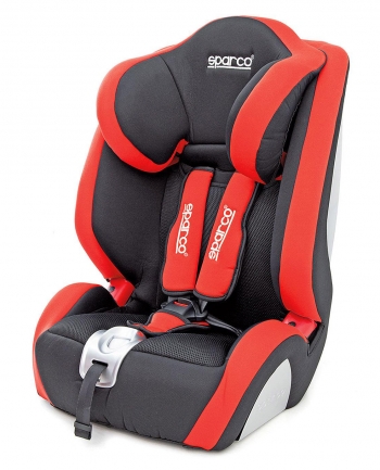Автокресло Sparco F 1000K — чёрн./красный