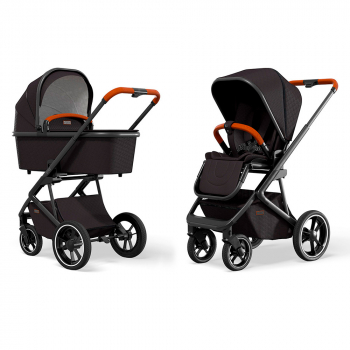 Коляска 2 в 1 Moon Style — Black (301) 2021