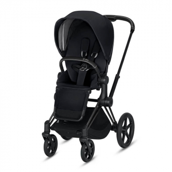 Прогулочная коляска Cybex Priam III (шасси Matt Black) — Premium Black