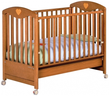Детская кроватка Foppapedretti Cuore di Mamma — Walnut