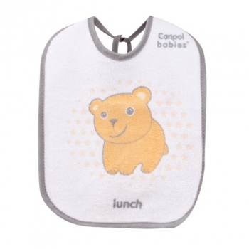 Нагрудник х/б махровый Canpol арт. 2/103, 3 шт. — мишка