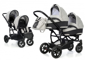 Коляска для двойни 3 в 1 Esspero Duetto (шасси Black) — Light Chek