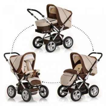 Коляска-трансформер Hauck Montana Air — brown