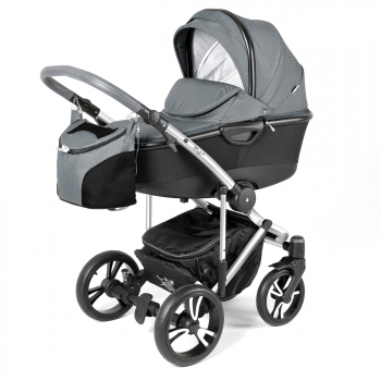 Коляска для новорожденных Esspero Magic Pro Alu (шасси Chrome) — Asphalt