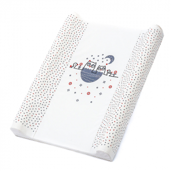 Пеленальная доска BER BER DINO 80, 80х50 см — Совы серый