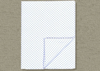 Пеленка ситцевая Amarobaby Emotion Горошек — синий