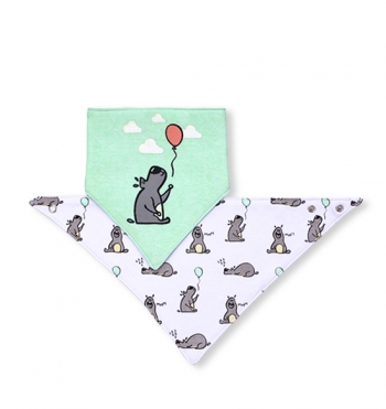 Нагрудник и шейный платок 2 в 1 BabyOno — Собачка