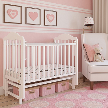 Детская кроватка Giovanni Classico — White (Белый)