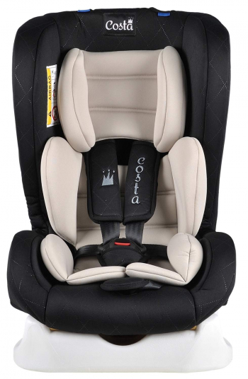 Автокресло Costa CS-001 — Чёрный/Светло-коричневый Black/camel