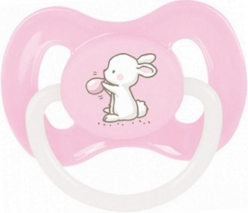 Пустышка анатомическая Canpol Little cuties силикон, 0-6 мес., арт. 23/262 — розовый