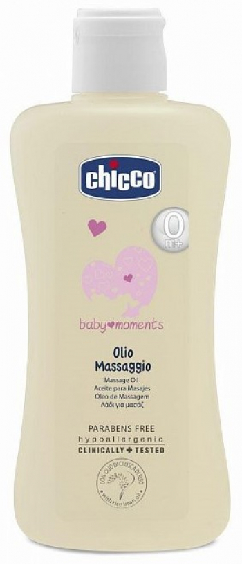 Массажное масло Chicco Baby Moments 0м+, 200 мл