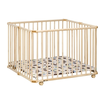 Детский манеж-кроватка Geuther Lucilee 90,2 x 97,4 — натуральный 07
