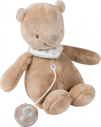 Мягкая музыкальная игрушка Nattou Soft Toy Mia Basile — Мишка 562089