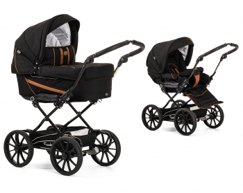 Коляска 2 в 1 Emmaljunga Edge Duo Combi Outdoor (шасси City Black)