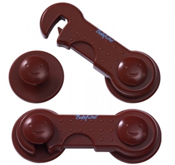 Защита для шкафчиков BabyOno (2шт.) — Коричневый