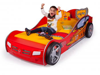 Кровать машина ABC-KING CHAMPION 190*90 — Красная