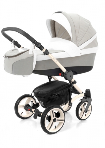 Коляска для новорожденных Esspero Grand Tour (шасси Beige GT) — Vanila