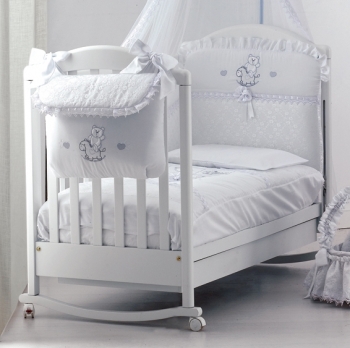 Постельный комплект Roman Baby ROMANTICA 5 предметов — Bianco (Белый)