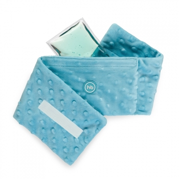 Грелка гелевая анти-коликовая с чехлом Happy Baby — Blue