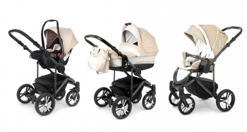 Коляска 3 в 1 Esspero Magic Pro (шасси Graphite) — Khakki Lux