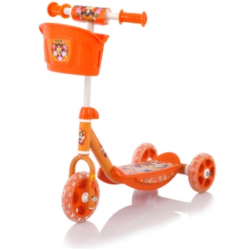 Самокат Baby Care 3 Wheel Scooter 3-х колёсный CMC008 — Оранжевый