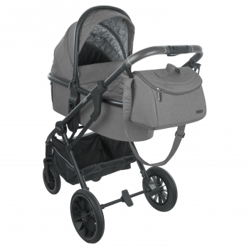 Коляска 2 в 1 INDIGO CARRY — серый