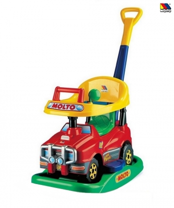 Автомобиль Molto Джип-каталка "Викинг" — со звуком, красный