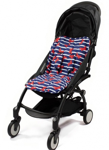 Матрасик Choopie для коляски с чехлами на ремни CityLiner — 581 French Bows