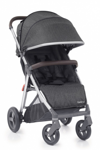 Прогулочная коляска Oyster Zero — Caviar с накидкой на ножки