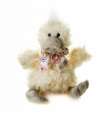 Мягкая игрушка Maxi Toys Утенок Кряк, 15 см — с Серым Клювом