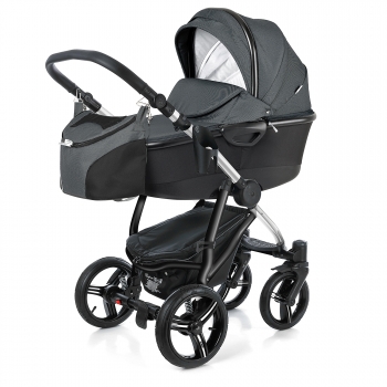 Коляска для новорожденных Esspero Newborn Lux Alu (шасси Chrome) — Onyx