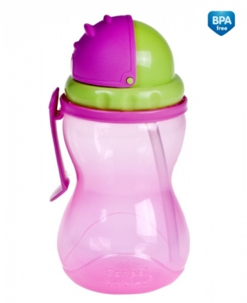 Поильник спортивный Canpol арт. 56/113, 12+ мес., 370 мл — розовый