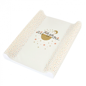 Пеленальная доска BER BER DINO 70, 70х50 см — Совы бежевый