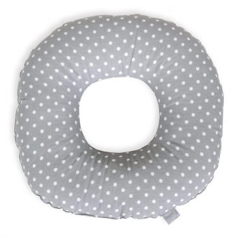 Подушка-круг Ceba Baby послеродовая — White dots on grey W-744-114-260