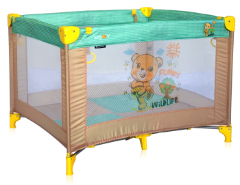 Манеж LORELLI Play — Бежево-зеленый / Beige&Green Honey Bears 1947