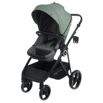 Прогулочная коляска INDIGO SHUTTLE  — оливковый-серый