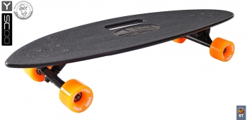 Скейтборд Y-SCOO Longboard Shark с ручкой 31