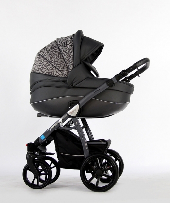 Коляска 2 в 1 Farfello Estella — ST1805 темно-серый Алфавит