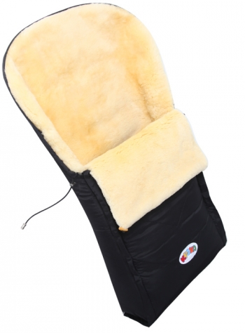 Детский конверт из медицинской овчинки «Кроха» Classic XI — Black XI