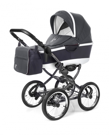 Коляска для новорожденных Esspero Classic Alu (шасси Graphite) — Dark