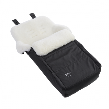 Конверт в коляску Teutonia Lambskin Footmuff — 6000 Onyx