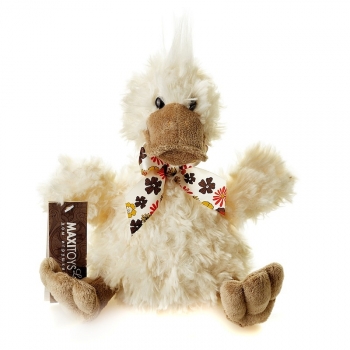 Мягкая игрушка Maxi Toys Утенок Кряк, 15 см — с Коричневым Клювом