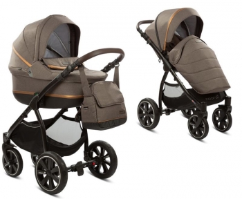 Коляска 2 в 1 Noordi Sole Sport New — Dark Brown 829