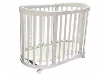 Детская кроватка КЕДР Rihanna (маятник) 6в1 — Слоновая кость